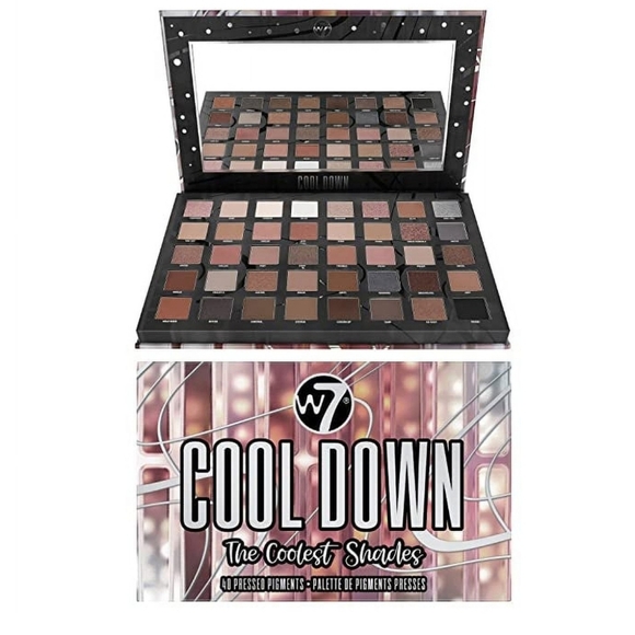 W7 Cool Down The Coolest Nudes 40 Pan Eyeshadow Palette - Picture 1 of 8